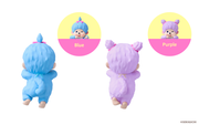 HIPPERS Monchhichi COLORS: Wink Series E3