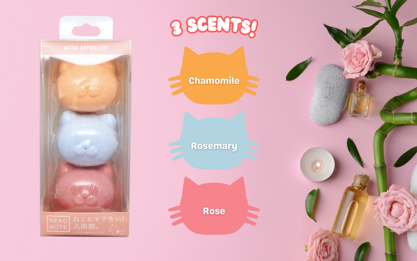 NekoMote Bath Ball Gift Set X8